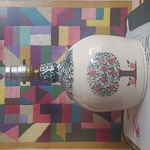 VINTAGE 1993 THREE RIVERS POTTERY STONEWARE LAMP